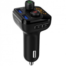 تصویر شارژر فندکی و اف ام ترانسمیتر پرودو FM Transmitter Car Charger 3.4A PD- BT201D FM Transmitter Car Charger 3.4A PD- BT201D