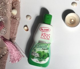 تصویر لوسیون دست و بدن برند کریس اصل مدل Feminine اندونزیایی ۱۰۰ میل Kris - سبز KRIS