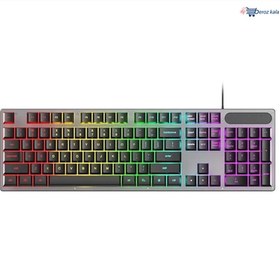 تصویر کیبورد گیمینگ اچ پی مدل K100 HP K100 RGB Gaming Keyboard