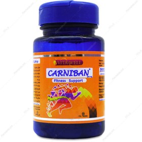 تصویر کارنیبان (ال کارنیتین 500 میلی گرم) ویتاول مهبان دارو 30 قرص Carniban Vitawell Mahban Darou 30Tablets