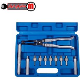 تصویر ست 11 پارچه انبر ساق سوپاپ (سیل کش) و جا انداز سوپاپ 11 Pieces Valve Stem Oil Seal Auto Seating Pliers Remover Installer Tool Set