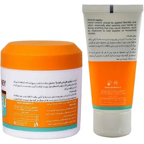 تصویر کرم مرطوب کننده دست کاسه ای 150ml به همراه کرم مرطوب کننده دست 50ml نئودرم Neuderm مدل Re Nutrive Honey Shea بسته 2 عددی 