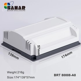 تصویر BRT 80008-A8 جعبه پلاستیکی ریلی صنعتی 