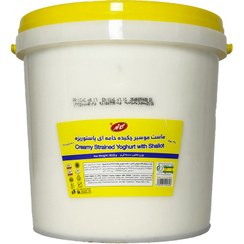 تصویر ماست چکیده موسیر پر چرب سطلی فله 9 کیلوگرمی 