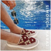 تصویر گیوه کد9 طرح سوزن دوزی 