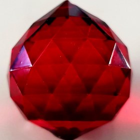 تصویر کریستال لوستر مدل گوی رنگی مجموعه 10 عددی*326 