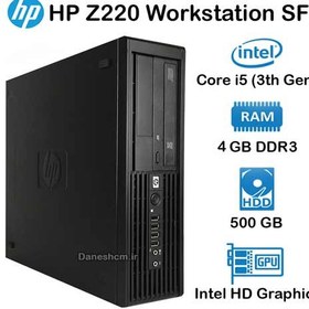 تصویر کیس استوک HP Z220 Workstation SFF مدل Core i5 نسل 3 