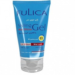 تصویر فولیکا ژل مو تیوپی خیس و براق 150 میل Fulica Styling Wet Shine Gel 