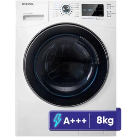 تصویر ماشین لباسشویی دوو مدل LM-881 ظرفیت ۸ کیلوگرم درب از جلو با موتور BLDC و ۱۴ برنامه 