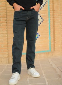 تصویر شلوار جین راسته - طوسی آبی / 31 