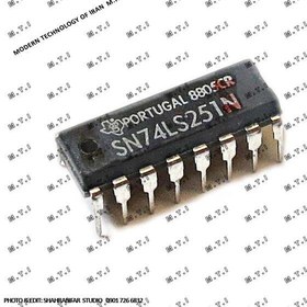 تصویر آی سی تی تی ال SN74LS251N / TEXAS PORTUGAL 
