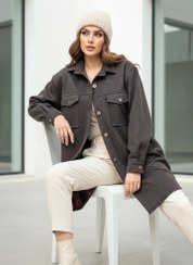 تصویر مانتو پاییزه فوتر شکت رز 