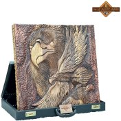 تصویر تخته نرد منبت کاری 60 سانتی طرح عقاب 