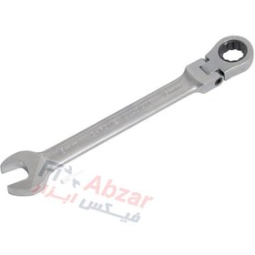 تصویر آچار یک سر تخت یک سر رینگی لیکوتا مدل ARW-12M16 سایز 16 میلیمتر LICOTA ONE-WAY FLEXIBLE 72 TEETH RATCHET WRENCH Model ARW-12M16