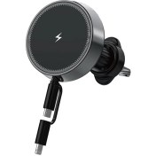 تصویر هولدر و شارژر وایرلس دریچه کولری هوشمند بیوا Biva WLC-18 توان 15 وات 