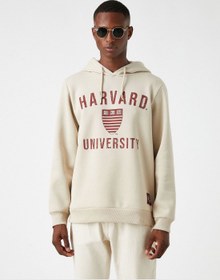 تصویر هودی دارای مجوز هاروارد با طرح چاپی برند Koton Harvard Hoodie Licenced Printed