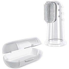 تصویر مسواک انگشتی سگ و گربه Finger Toothbrush for Dogs and Cats 