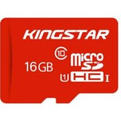 تصویر کارت حافظه microSDHC کینگ استار مدل 580X کلاس 10 استاندارد UHS-I U1 