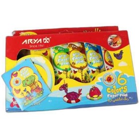 تصویر رنگ انگشتی 6 رنگ تیوپی 7015 آریا (تک عددی) 