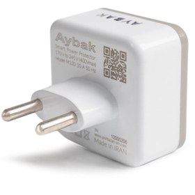 تصویر تبدیل برق 3 به 2 آیبک الکتریک مدل M120 Aybak Electeric M120 Power Plug Adapter