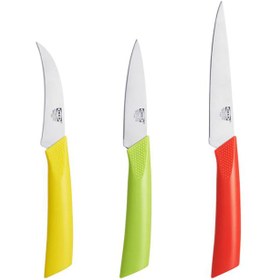 تصویر مجموعه 3 عددی چاقوی آشپزخانه ایکیا مدل MATDOFT knife set