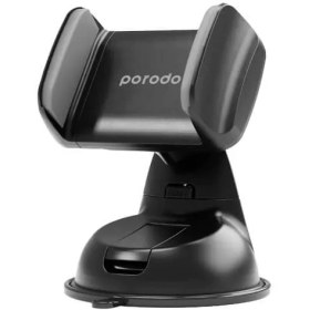 تصویر هولدر موبایل خودرو پرودو مدل Porodo Universal Clamp Phone Mount - مشکی Porodo Universal Clamp Phone Mount