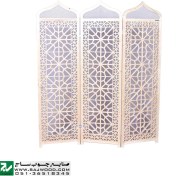 تصویر پاراوان چوبی متحرک صنایع چوب ساج مدل 501 