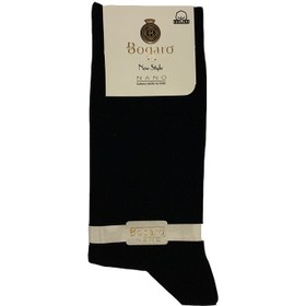 تصویر جوراب کلاسیک مردانه بوگارو طرح بارش باران‎‎ - طرح1 ا Bogaro men's classic rain design socks Bogaro men's classic rain design socks