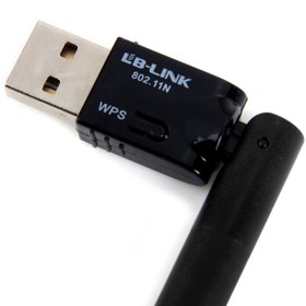 تصویر کارت شبکه USB بی سیم آنتن دار LB-LINK ا LB-LINK 150Mbps Network Wireless BL-WN155A LB-LINK 150Mbps Network Wireless BL-WN155A