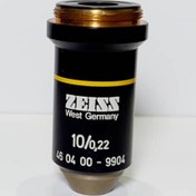 تصویر لنز میکروسکپ 10X زایس آلمان 