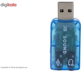 تصویر کارت صدا USB External sound card