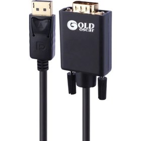 تصویر کابل تبدیل Display به VGA گلد اسکار Gold Oscar Display To VGA 1.8M Cable