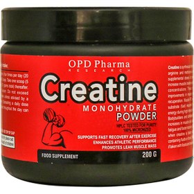 تصویر پودر کراتین او پی دی فارما 200 گرم ا OPD Pharma Creatine Powder 200gr OPD Pharma Creatine Powder 200gr