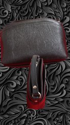 تصویر کیف چرم دوشی مدل لچک 