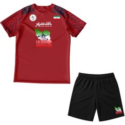 تصویر ست ورزشی کشتی بانک شهر طرح خاص رنگ طوسی 