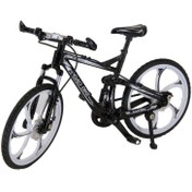 تصویر ماکت دکوری مدل دوچرخه کوهستان کمک فنردار کلکسیونی 