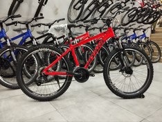 تصویر دوچرخه GITANE تنه آلمینیوم تمام شیمانو سایز 26 جفت دیسک 