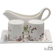 تصویر ست سس خوری و نمکدان بی وی کی کد 115404 مدل مجستیک 