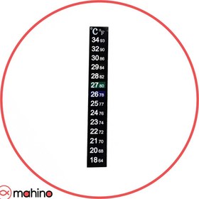 تصویر دماسنج نواری آکواریوم 