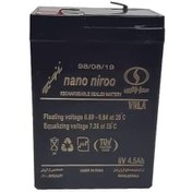 تصویر باتری موتور شارژی / ترازو / چراغ قوه ups جارو شارژی ( 6 ولت 4/5 آمپر) 