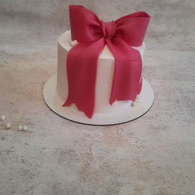 تصویر کیک پاپیون صورتی cake