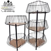 تصویر جا پیازی دو طبقه عروس مشکی ( 4 تایی ) 