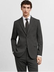 تصویر کت مردانه پارچه COMFORT STRECH و شلوار برش باریک MANGO Man 