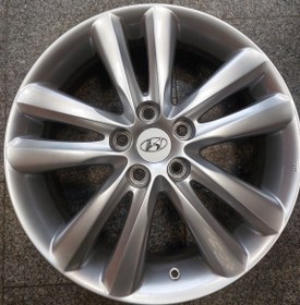 تصویر رینگ فابریک سایز ۱۸ نقره‌ای هیوندایی توسان ۲۰۱۳ Original wheel size 18" Silver Hyundai Tucson 2013