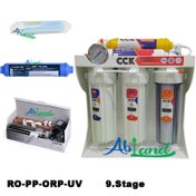 تصویر تصفیه آب سی سی کا 9 مرحله ای محافظ-قلیایی-یووی فایبر C.C.K RO-PP-ORP-UV Fiber 