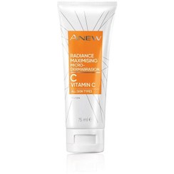 تصویر اسکراب تصفیه و درخشان کننده با ویتامین سی Avon Anew آوون 75 میل 