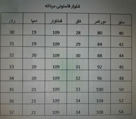 تصویر شلوار کتان سابله مردانه 