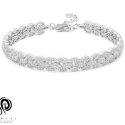 تصویر دستبند نقره زنانه و دخترانه خاص مدل BI B19 