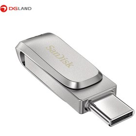 تصویر فلش مموری سن دیسک Ultra Dual Drive Luxe ظرفیت 64 گیگابایت SANDISK Ultra Dual Drive Luxe 64 GB Flash Memory