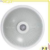 تصویر چراغ سقفی سنسور دار شیشه ای روکار 